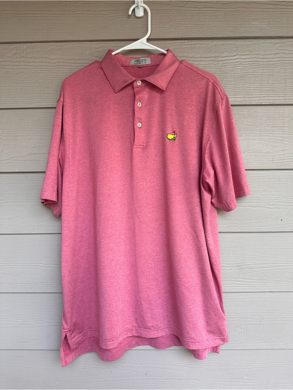 Peter Millar Masters Men's Performance Tech Pink Polo United (A22)